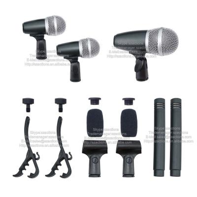 China Handfree Musical Instrument Microphone Snare Drum Vocal Microphone Set with Clip and Foam Accessories, Drum Microphone for sale