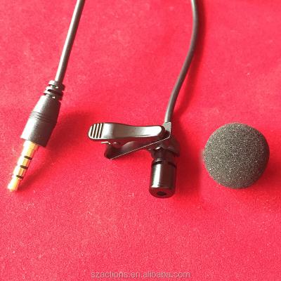 China Lavalier Microphone SM-05 Handfree Mobile Phone Microphone 3.5MM TRRS Stereo Microphones For Smartphone for sale