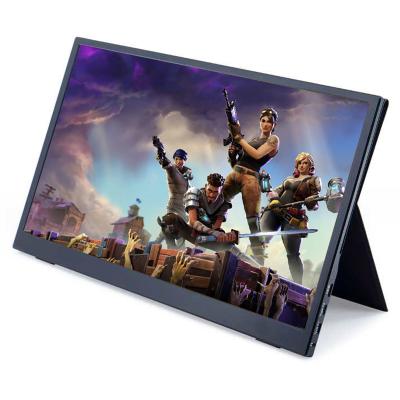 China Full HD 1080P 15.6 Inch Portable Monitor Speaker Gaming Monitor with Type-C USB for Laptop PC Mobile Phone for sale