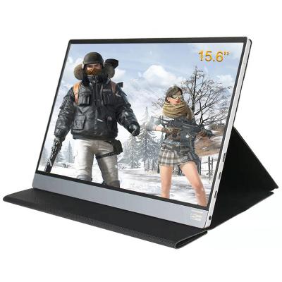 China Touch Screen Option 4K Slim Portable Monitor 15.6' with USB Type C Portable Gaming Monitor for Laptop Phone Xbox Switch and PS4 for sale