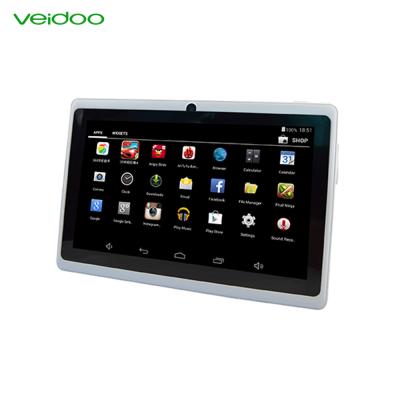 China 0.3M front/2.0M rear Veidoo 7 inch Q88 tablet support BT/wifi/Record customized OEM tablet PC for sale