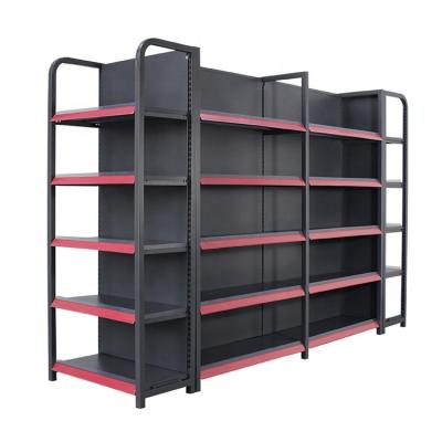 China Single Sided/Double Sided Manufacturers Selling Single Sided Supermarket And Double Sided Multi Style Shelf Grocery Supermarket Shelves for sale