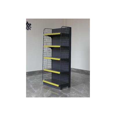 China Single-sided/double-sided shelf high quality standard industrial rack metal shelf rack grocery store light-duty display racks for sale for sale