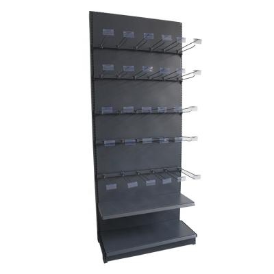 China Store Shelving Grocery Hook Shelves Single/Double Sided Commercial Grocery Racks Displays For Retail for sale