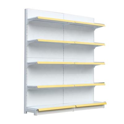 China Steel Gondola Grocery Store Shelf Supermarket Grocery Shelves /Racking Single Sided/Double Sided Rack Display and Shelving for sale