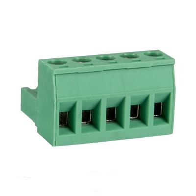 China PA66 Pitch 5.0 / 5.08mm 2EDGK KF2EDG WJ2EDGK 5.08 Pluggable PCB Terminal Block Terminal Block Connector for sale