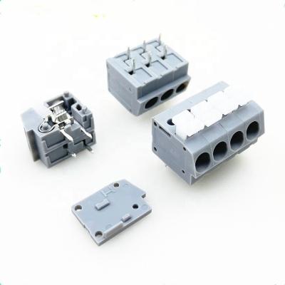 China DG202 PCB Spring Terminal Block 5.0mm 2pin 3PIN Electronic Connector KF202 WJ237 Terminal Blocks For PCB PLC for sale