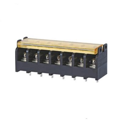 China Hot Sales HB950M 6.35/7.62/8.25/9.5mm Terminal Block PCB Connector 30A 300V Barrier Pitch Contactor With Top Cover For Power for sale