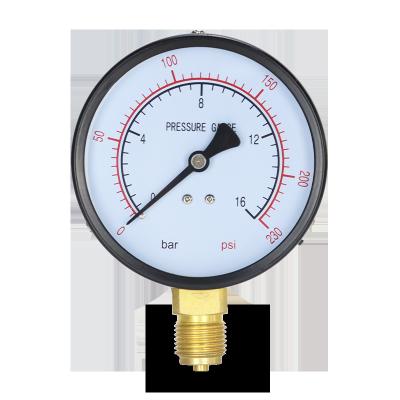 China Leierda 4inches 100mm Pressure Gauge Pressure Gauge Europe Dry Type LPG10022 for sale