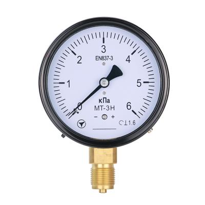 China Leierda OEM Capsule Low Pressure Gauge Bottom Mount 4inches 100mm, Adjustable kPa LCPG100 for sale