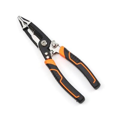 China New style MULTI FUNCTIONAL Long Pliers Wire Stripper Crimp Tool Low Power Nose Pliers for sale