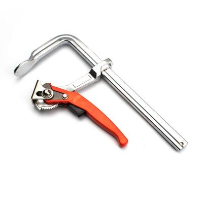 China Heavy Duty Quick Release Drop Forged Quick Release Ratchet Joinery F Clamp for sale