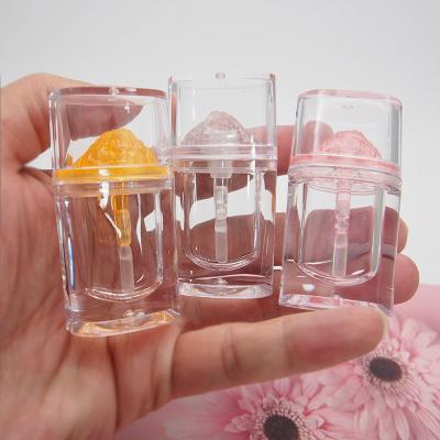 China Custom elliptical clear empty sexy tubes lip gloss tube logo 3.5ml lip gloss volume lip gloss cosmetics for sale