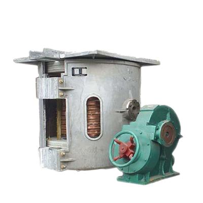 China Factory 200kg 500kg 1000kg 2000kg Gas Copper Aluminum Melting Furnace With Hydraulic Tilting for sale