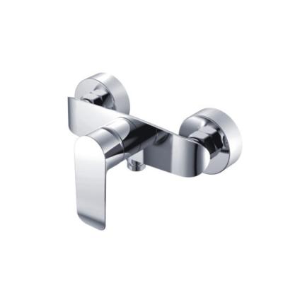 China Without Slide Bar Unique Design Luxury Brass Wall Mounted Bath Shower Mixer Tap Shower Bath Mixer Tap For Bathroom for sale