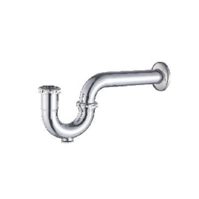 China Modern Basin Waste Pop Up Drain Mixer P Trap Waste Pipe in Wall Drain Tube Drain Bottle Traps Siphon Sink Drainer for sale