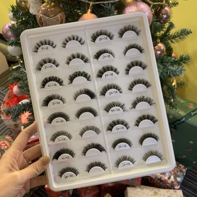 China High Quality Natural Soft Eyelash Create Your Own Brand Silk Lash Mink Eye Lashes 3D Mink Lashes Private Label Strip Eyelashes Fast Delivery for sale