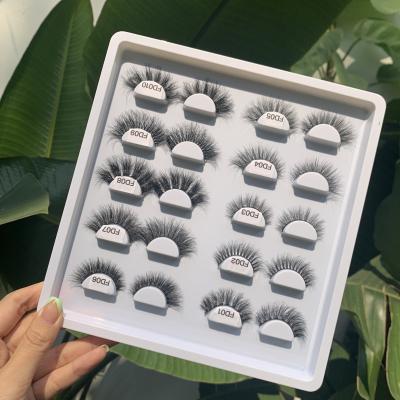 China 25-30 Periods Mink Eyelashes 25mm-30mm Mink Eyelash Vendor Fluffy Fur Lint 100% Handmade Luxury Wholesale 3D Mink Eyelashes for sale