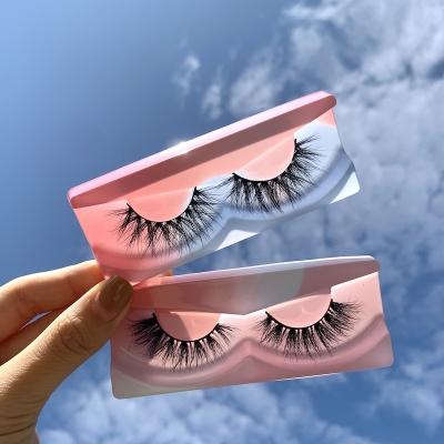 China Wholesale Full 5d 6d 28mm Los Angeles Fluffy Eyelashes 100 Percent Natural Soft Luxury Mink Eyelash 18mm 25mm 22mm 20mm Strip Lashes Bulk for sale