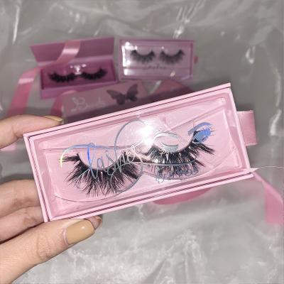 China 25-30 Times Wholesale Lashes Custom Seller Luxury Lashes Packaging With Best Glue Mink Lashes for sale