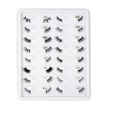 China Cheap Half Mink Short Half Segment 100% Natural Soft Eyelash Lashes Lashes Wholesale Mink Lashes Wholesale Vendor Short Lashes for sale