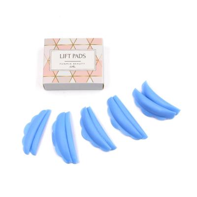 China Eyelash Perm Logo Eyelash Lift Silicon Pads Custom Made Eyelash Protector 5 Sizes Curler Eyelash Perm Silicone Pads for sale