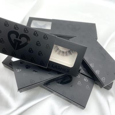 China Empty eyelash packaging false eyelash box eyelash boxes logo Christmas eye packaging handmade square empty paper wick boxes for sale