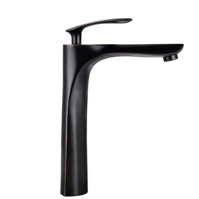 China Black Brass Metered Basin Faucet European Style Water Taps Bathroom Faucets Taps for sale