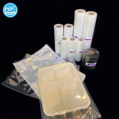 China Barrie Food Grade Vacuum High Film Rolls Bag Barrie Vacuum Plastic Stretch PA/PE/EVOH High Vacuum Film for sale