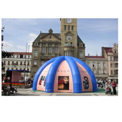 China SZL indoor outdoor circular brand big inflatable event air dome, big brand inflatable air tent with wall for sale