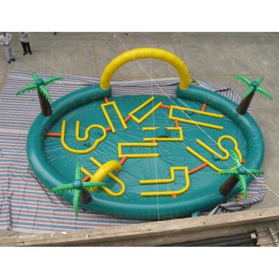 China SZL /holiday/sports new year festival/new product giant inflatable golf field,inflatable golf obstacle,inflatable Mini Golf Game for sale