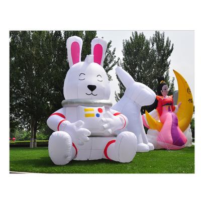 China Guangzhou new year festival/holiday hot sale rabbit stage astronaut Inflatable For Performance Inflatable Product for sale