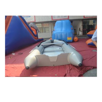 China Shuizhile Factory PVC Aluminum Floor Boat Inflatable Fishing Boat For Sale for sale