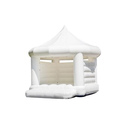 China White Bounce The Guangzhou Bouncer Bouncy Castle Outdoor Indoor Jumping Inflatable Wedding Jumping Game Outdoor for sale