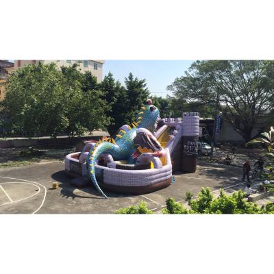 China 2022 Guangzhou New Design Inflatable Bouncer Dragon Indoor Outdoor Hot Sale Kids Bouncy Castles for sale