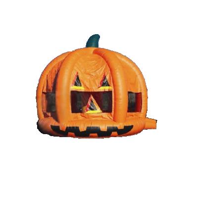 China Guangzhou Pumpkin Inflatable Bouncer Big Castle Inflatable Indoor Outdoor Game Bouncer for sale