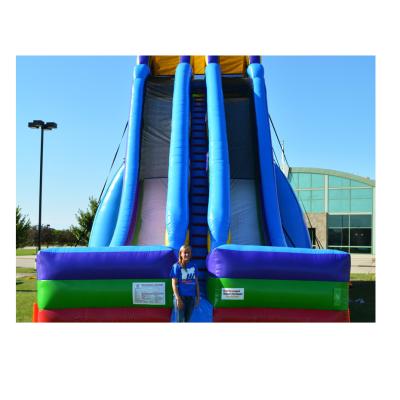 China guangzhou china big lake adults park commercial indoor outdoor cheap inflatable slide for sale