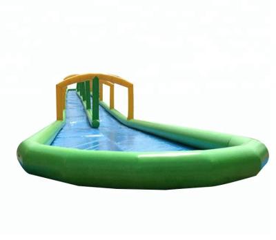 China Guangzhou 50M Long Inflatable Water Slides China Outdoor Indoor Play Goods 100M City Inflatable Slip and Slide for sale