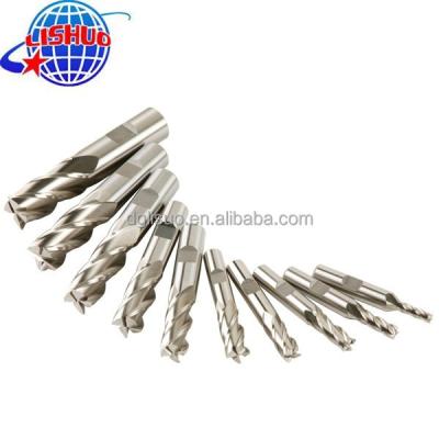 China HSS Co8 CNC Cutting Tools HIGH SPEED STEEL End Mill , Square End Mill Cutter for sale