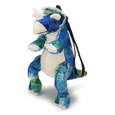 China New Waterproof Plush Cartoon Hot Selling Animal Children Backpack Fashionable Plush Bag Dinosaur Doll Creative Backpack for sale