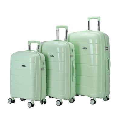 China 3pcs PP Trolley Luggage Cases PP Briefcase 20