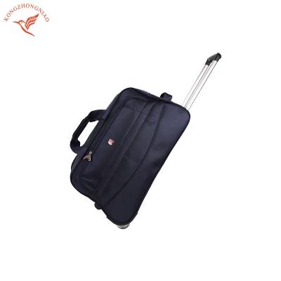 China 1680D Single Nylon Two Wheeled Trolley Duffel Bag 3pcs Cheap Normal Quality Set for sale