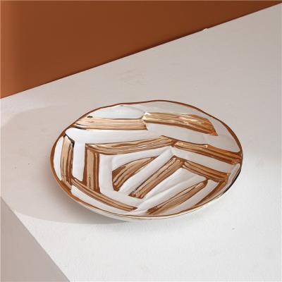 China Disposable Wholesale High Quality Cheap Ceramic Custom Charger Ceramic Dishes For Home for sale