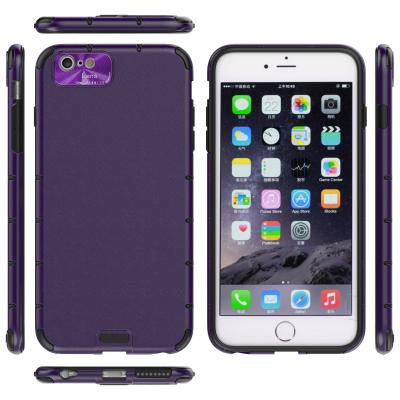 China Scratchproof Shockproof 2 in 1 Dual Layer Luxury Hybrid TPU Hard PC Case Matte Cell Phone Back Cover Cell Phone Case For Iphone 6S Plus for sale