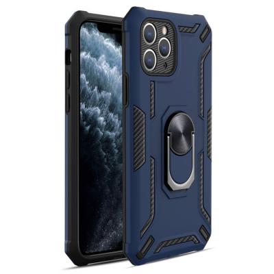 China High Armor Hard Shockproof Full PC Shockproof Mobile Case With Ring Holder For iPhone 10 11 12 Pro 7 8 Max for sale