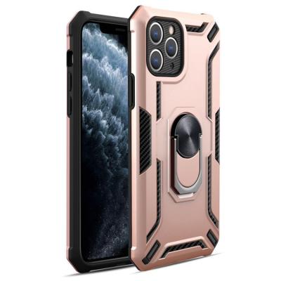 China Shockproof For iPhone 12 360 Max Shockproof Case Rose Gold 6.1 Impacts iPhone 8 7Plus 11 Ring Holder Back Cover For pro for sale