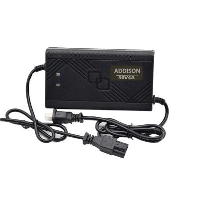 China ADDISON 36V Lead Acid Battery High Speed ​​Charger For Electric Car Charger 36V4A Electric Scooter Charger for sale