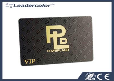 China Magnetic Stripe PVC VIP Smart ID Cards CR80 Size Embossing Number for sale