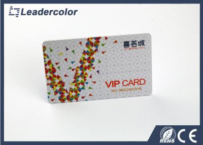 中国 ISO CR80のVIPによって曇らされるプラスチック名刺のオフセット印刷0.76mmの厚さ 販売のため