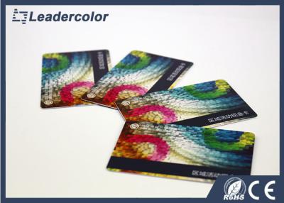 China Sublimation PVC Card With Custom Printing , Durable Magnetic Stripe Card for sale